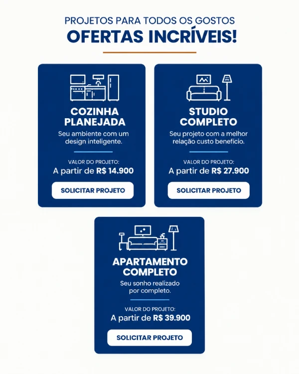 Projetos para todos os gostos! Ofertas Incríveis!